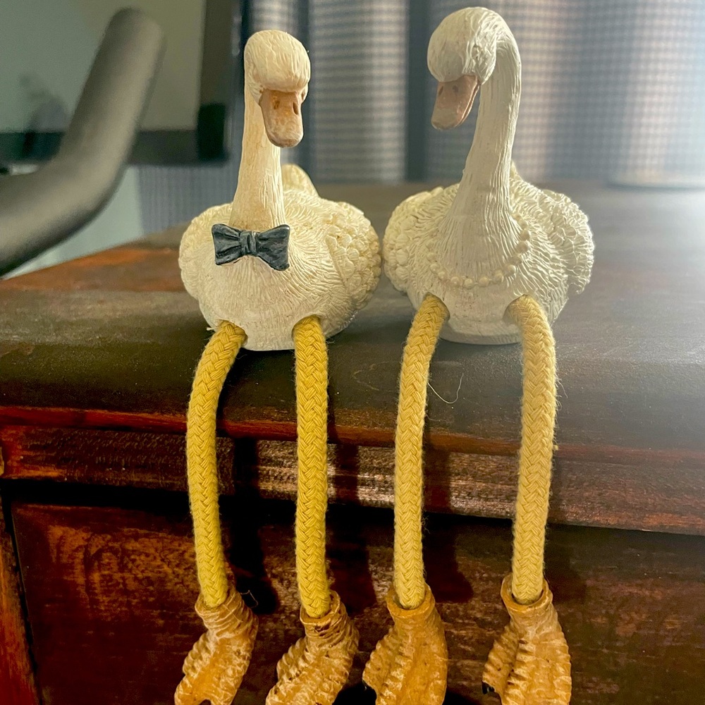 Wedding marriage swans